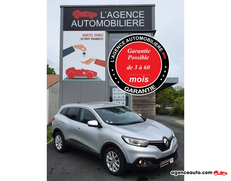 Achat voiture occasion, Auto occasion pas cher | Agence Auto Renault Kadjar 1.5 DCI 110 ENERGY ZEN ECO2 Gris Année 2017 Manuelle Diesel